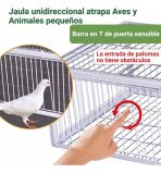 Jaula Trampa Multiusos Para Aves, Conejos Y Roedores - Imagen 9