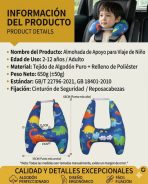 Apoyacabezas Almohada Abrazo De Viaje Infantil - Imagen 4