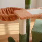 Torre Rascador Para Gatos Diseño Cactus De 4 Niveles Sisal - Imagen 4