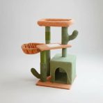 Torre Rascador Para Gatos Diseño Cactus De 4 Niveles Sisal - Imagen 7