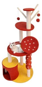 Torre Rascador Para Gatos De 4 Niveles