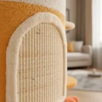 Rascador Torre Para Gatos 3 Pisos Diseño Pato Sisal - Imagen 6