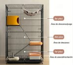 Jaula Estancia Para Gatos - Imagen 6