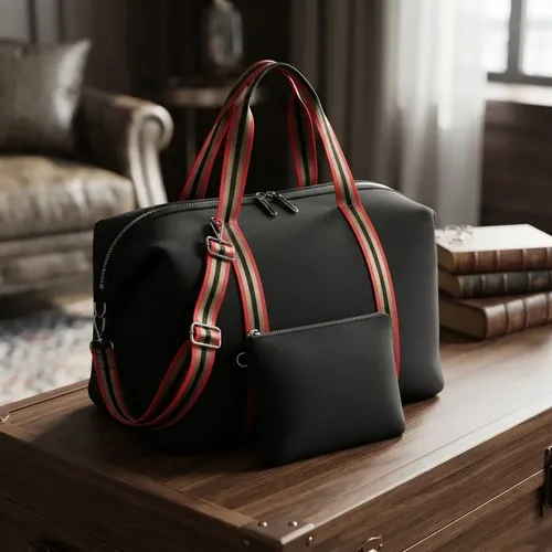 bolso de viaje estilo duffel negro - Bolso De Viaje Travel2 Estilo Duffel Negro