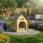Casa Para Mascotas Con Puerta Xl - Imagen 4