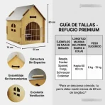 Casa Para Mascotas Con Puerta Xl - Imagen 2