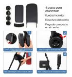 Coche De Transporte Para Mascotas Plegable Doble Apertura - Imagen 3