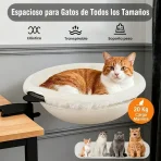 Hamaca Flotante De Escritorio Para Gatos - Imagen 4