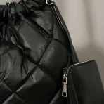 Cartera De Hombro Bomp 55 Estilo Puffer - Imagen 4