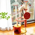 Torre Rascador Para Gatos De 4 Niveles - Imagen 5