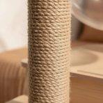 Torre Rascador Para Gatos Madera 3 Niveles Cápsula Espacial - Imagen 6