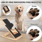 Rascador Lima De Uñas Para Perros Con Cajón Para Premios - Imagen 3