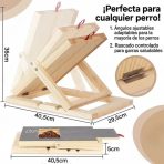Rascador Lima De Uñas Para Perros Con Cajón Para Premios - Imagen 4