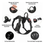 Arnés Premium Chaleco Para Perros Resistente Y Firme Talla M - Imagen 3