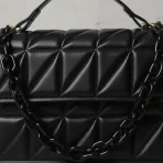 Cartera Cruzada Milano Estilo Crossbody Negra - Imagen 9