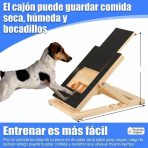 Rascador Lima De Uñas Para Perros Con Cajón Para Premios - Imagen 5
