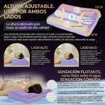 Almohada Cervical De Gel Inteligente Zero Gravity Con Funda - Imagen 5