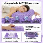 Almohada Cervical De Gel Inteligente Zero Gravity Con Funda - Imagen 9