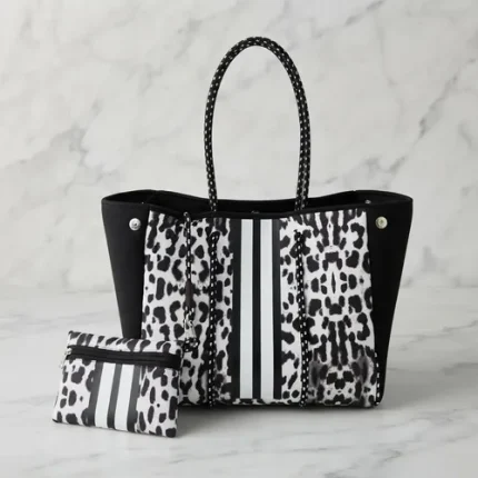 Cartera De Hombro Taylin Estilo Tote Animal Print