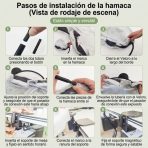 Hamaca Flotante De Escritorio Para Gatos - Imagen 10