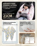 Apoyacabezas Almohada Abrazo De Viaje Infantil - Imagen 5