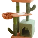 Torre Rascador Para Gatos Diseño Cactus De 4 Niveles Sisal