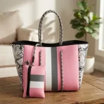 Cartera De Hombro Taylin Estilo Tote Animal Print - Imagen 10